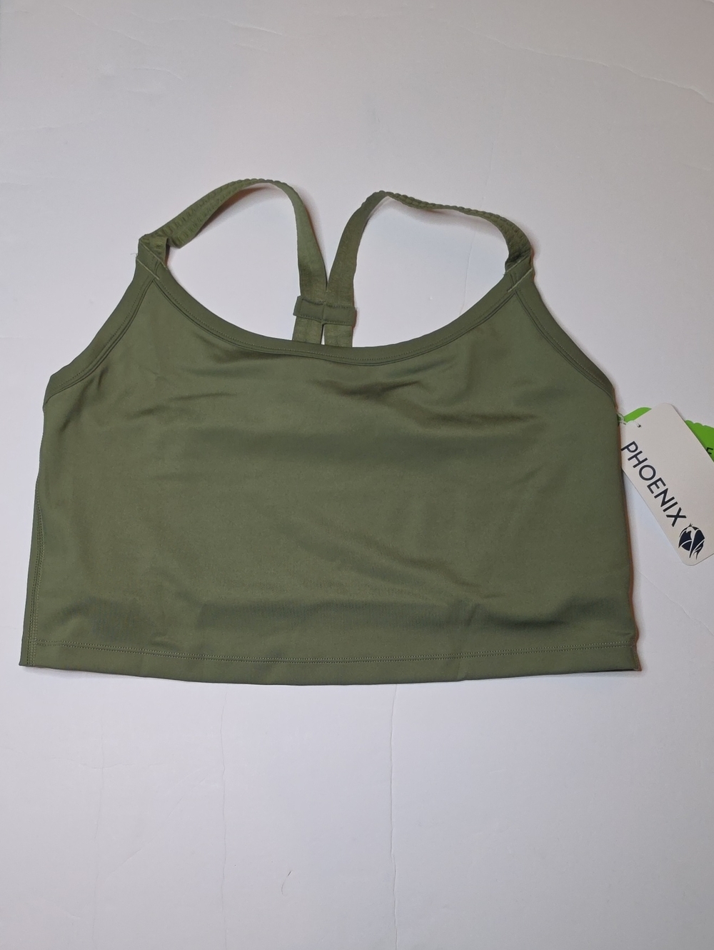 Phoenix Malibu Multi-Strap Bra Olive Green